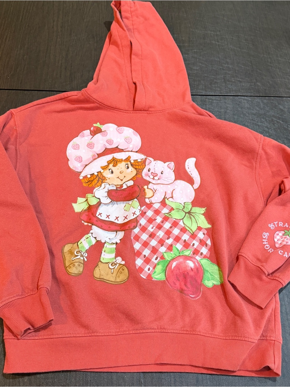 The World of Strawberry Shortcake Coral Hoodie Sz XS